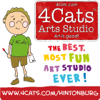 4Cats Arts Studio in Ottawa. A great place for kids to create!