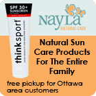 Natural sun and insect protection from Nayla Natural Care