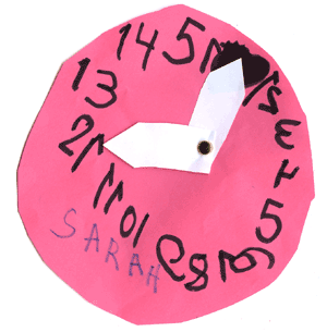 Sarah's clock